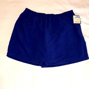 LL Bean Women’s Plus Swimsuit Skort Shorts